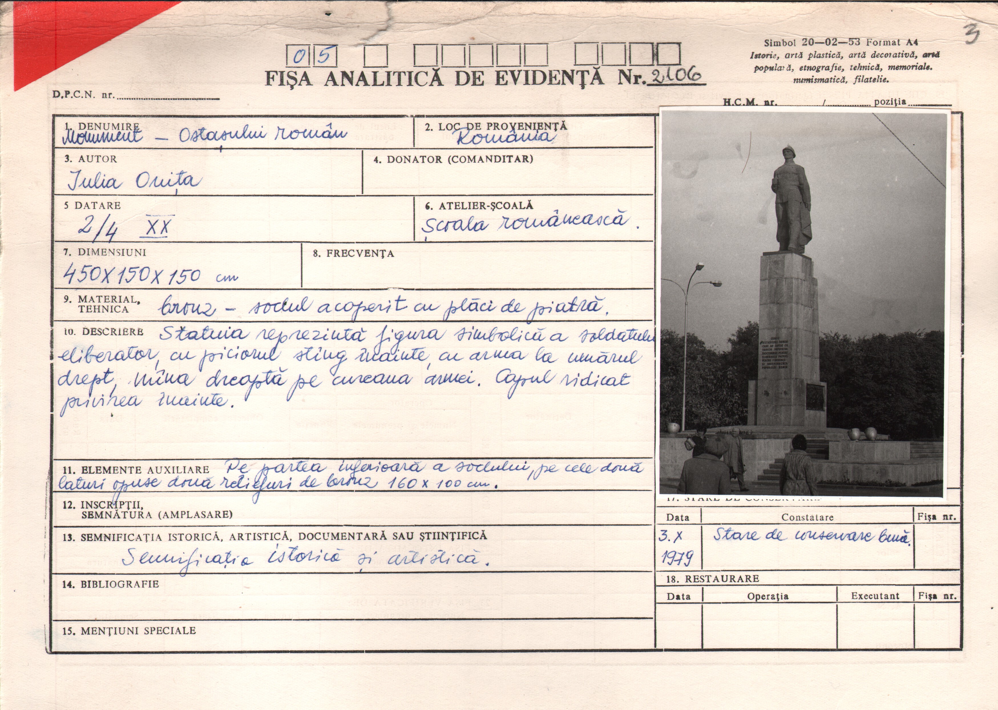Monument al eroilor căzuți în Al Doilea Război Mondial