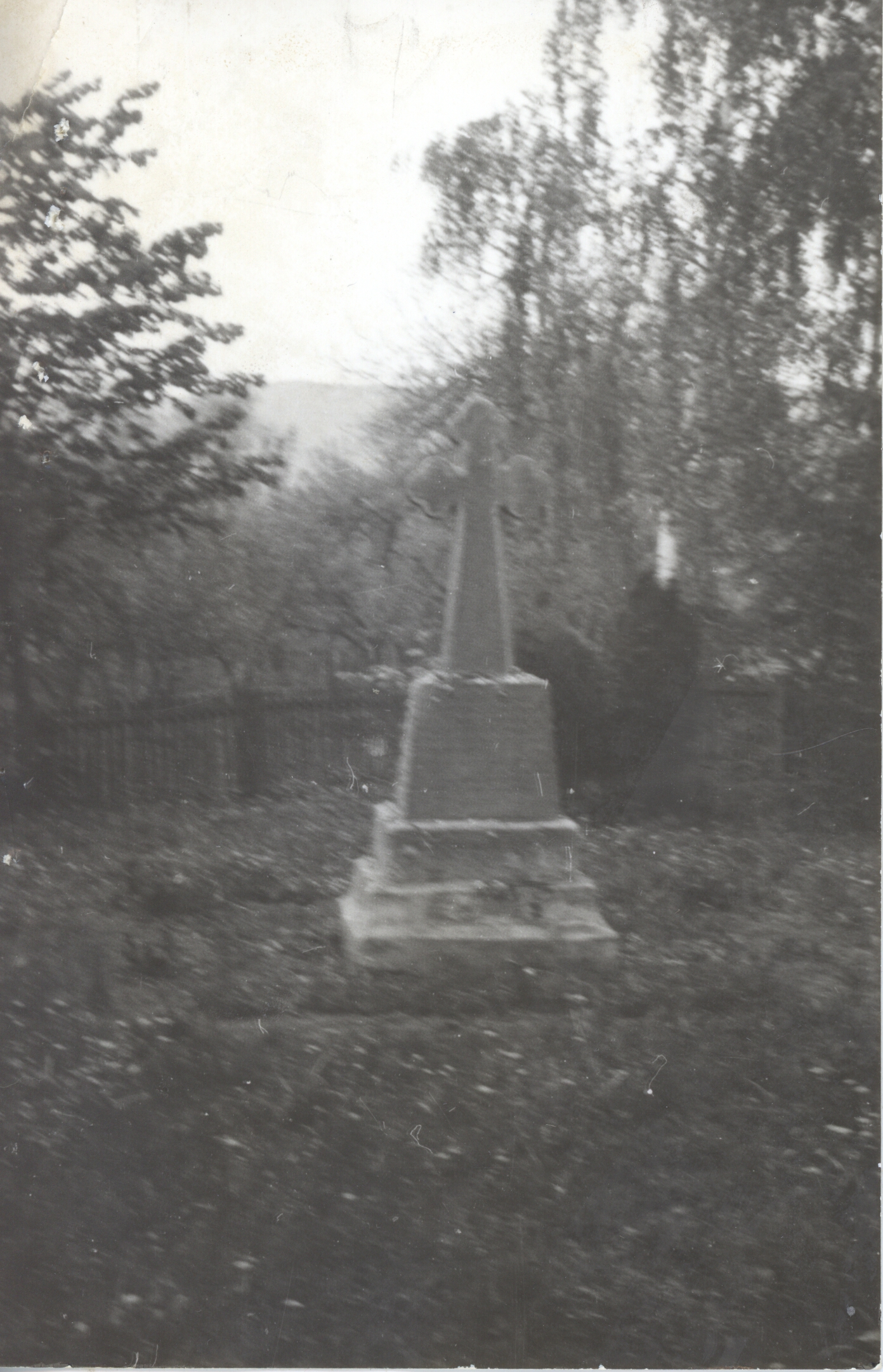 Cruce memorială în memoria ostașilor români morți în 1913