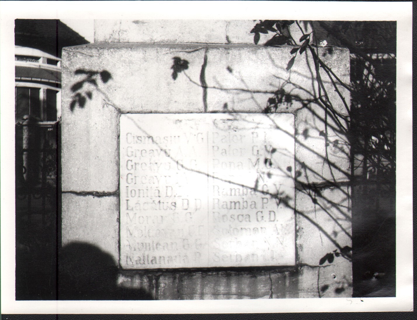 Monument al eroilor căzuți în Primul Război Mondial