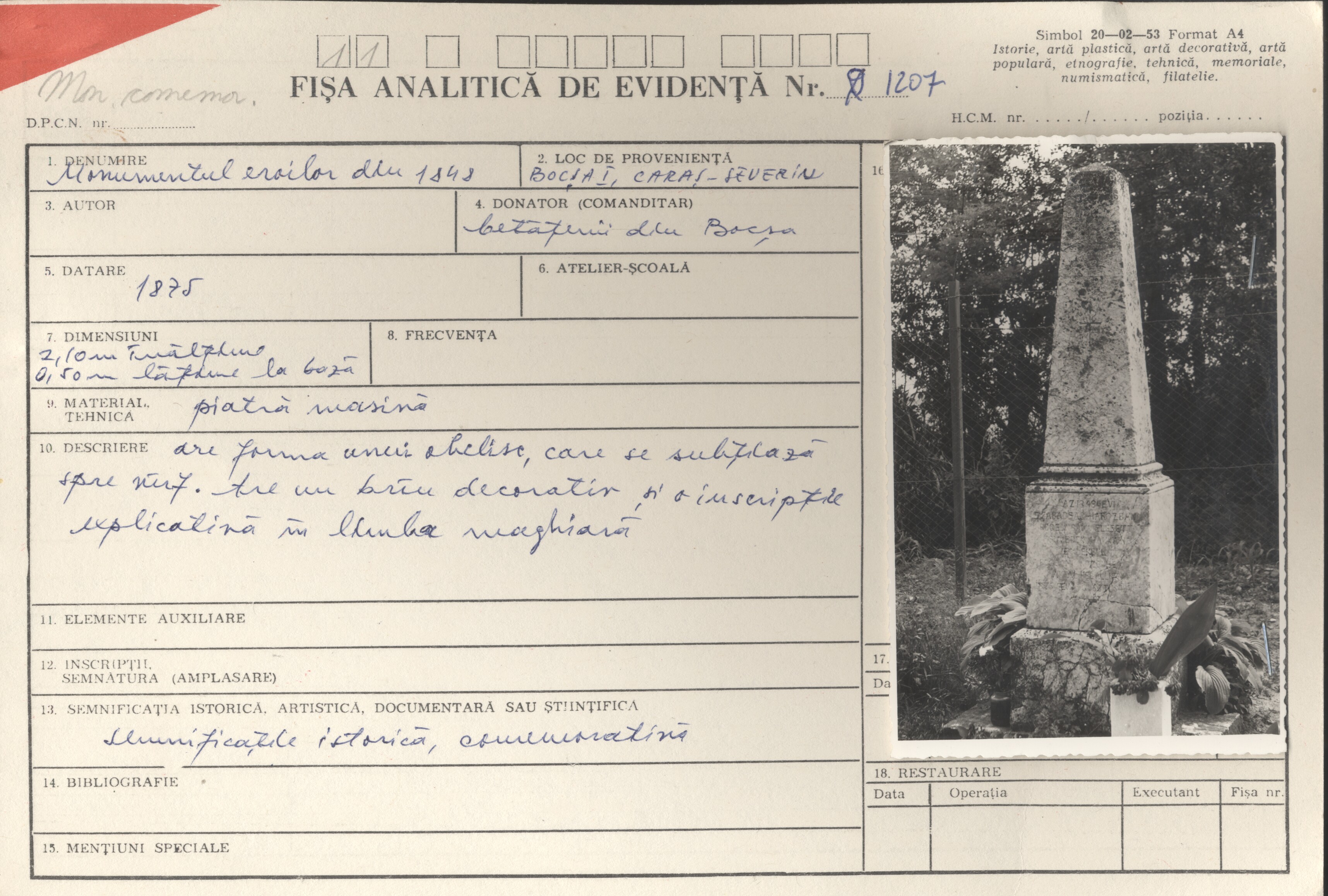 Monumentul eroilor de la 1848