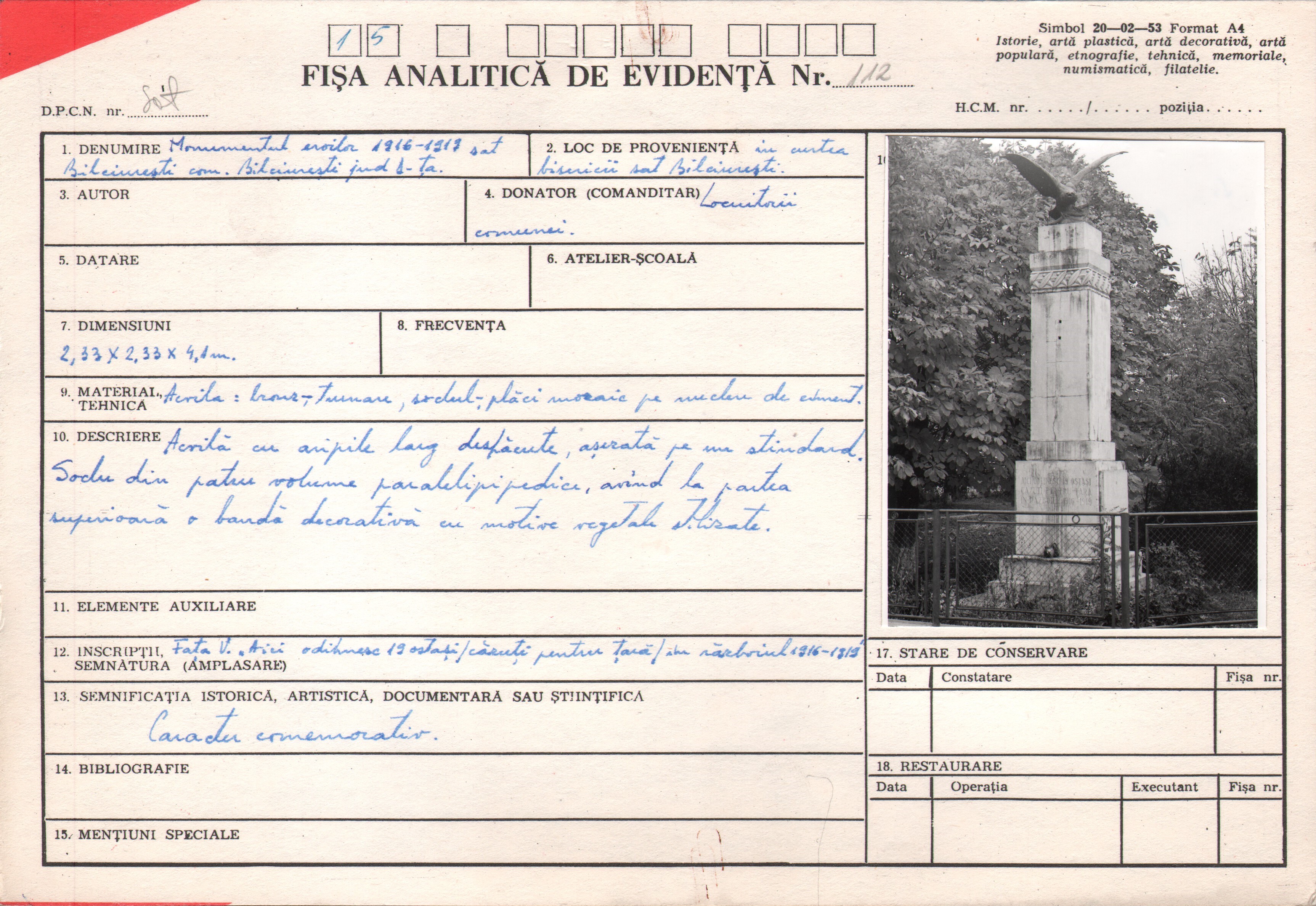 Monumentul eroilor
