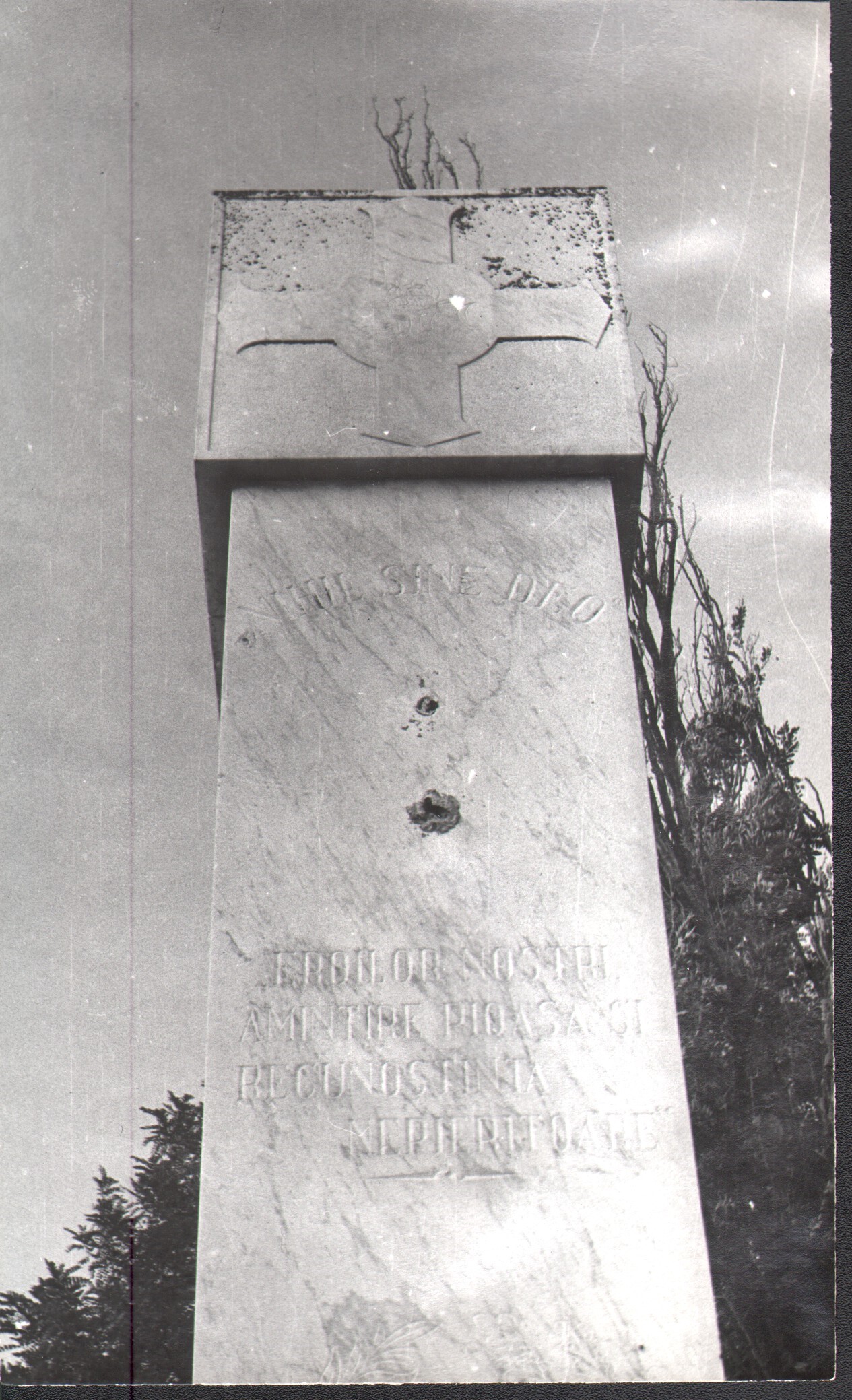 Monumentul eroilor din Războiul pentru Independenţă şi din Primul Război Mondial