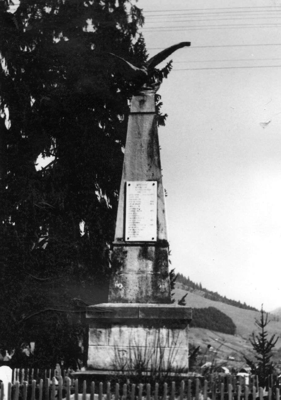 Monument al eroilor căzuți în Războiul de Independență și în Primul Război Mondial