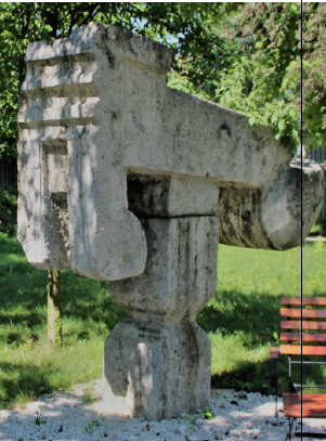 Sculptura „Fântâna din plumb"